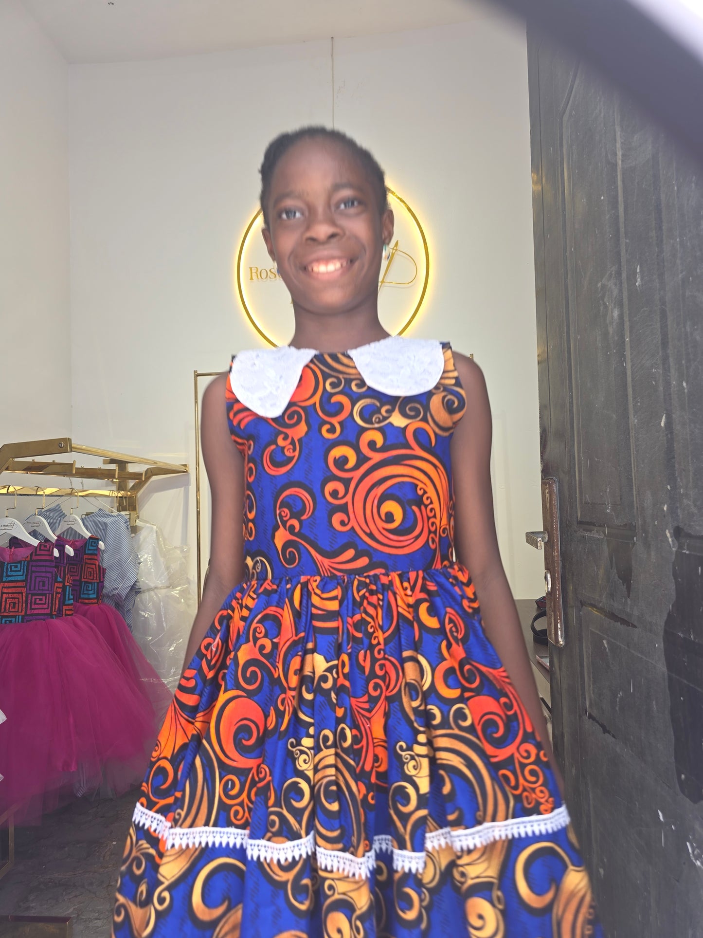 The "Zaria" Heritage Tiered Gown