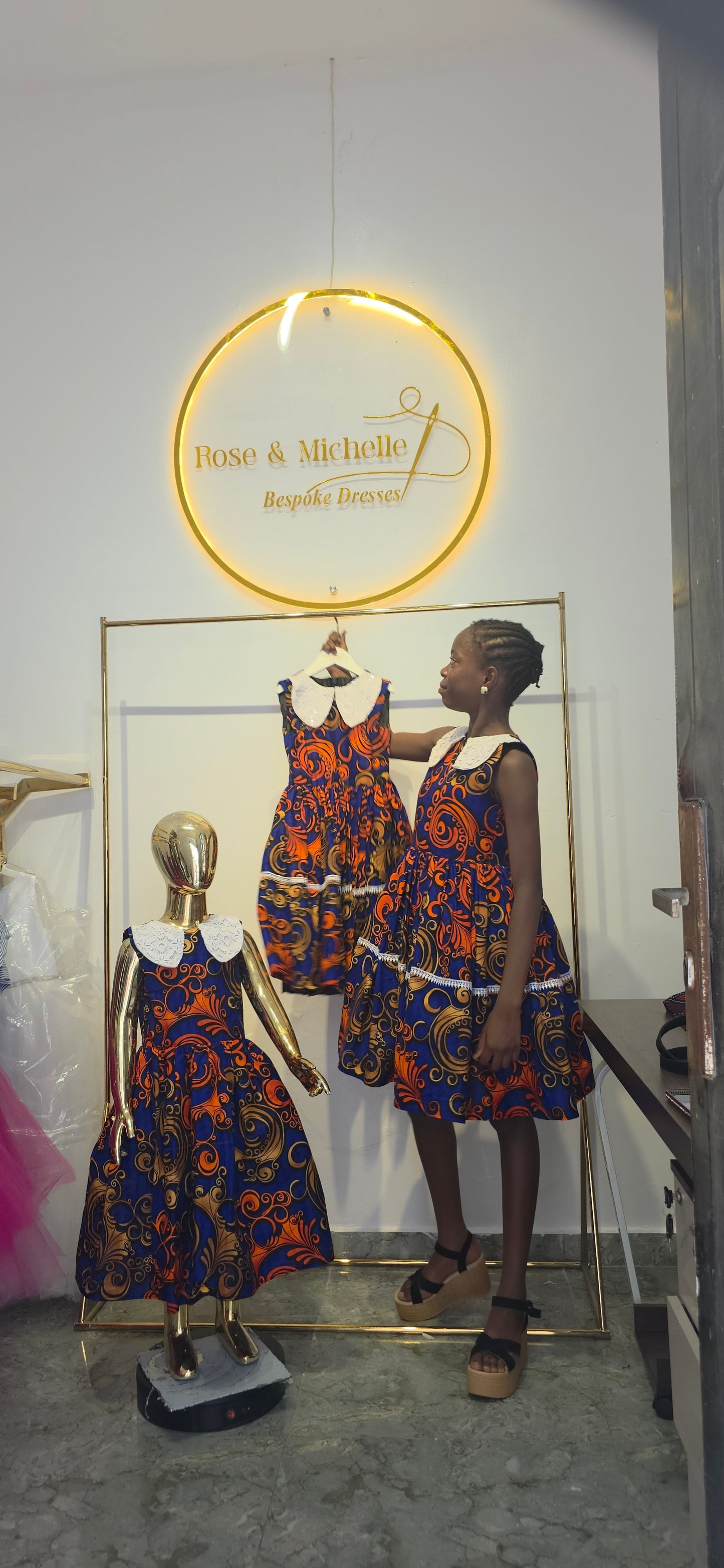 The "Zaria" Heritage Tiered Gown