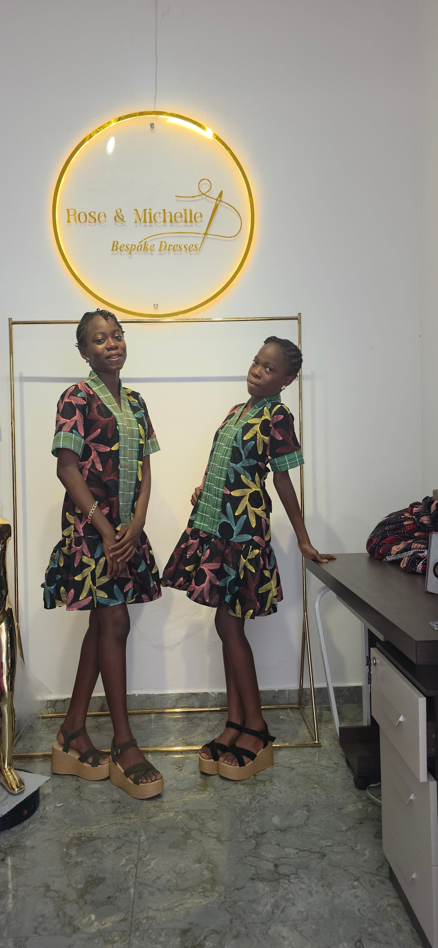 The Signature Tiered Ankara Gown