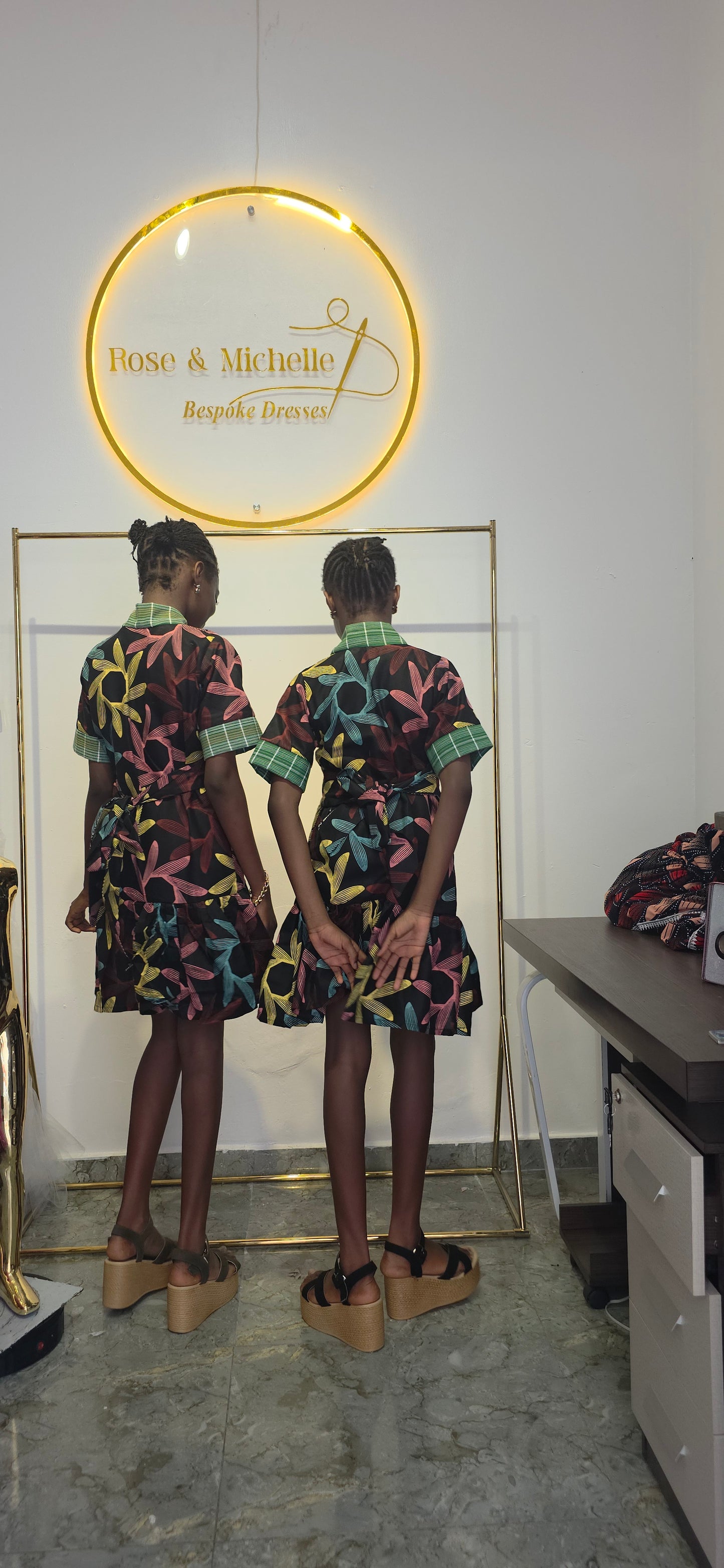 The Signature Tiered Ankara Gown